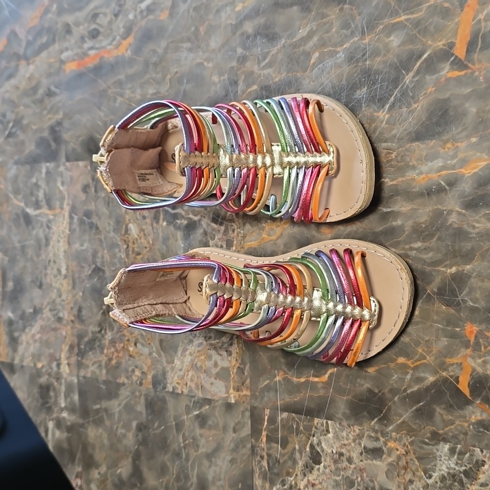 Rainbow Gladiator Sandals Seychelles‎  Size 7